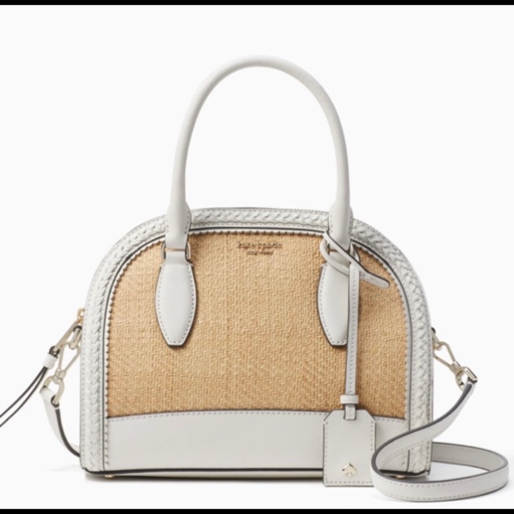 Kate Spade Reiley Dome Straw Purse